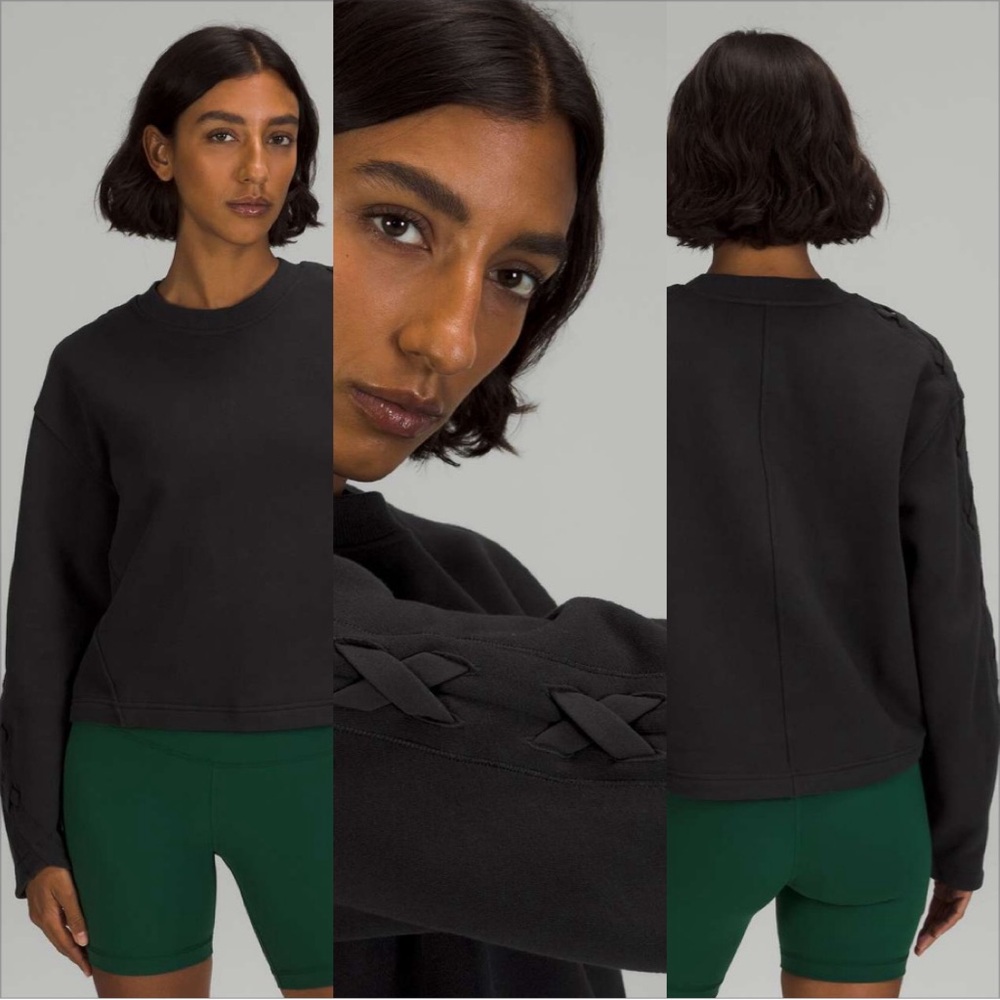 Lululemon Braided Sleeve Pullover